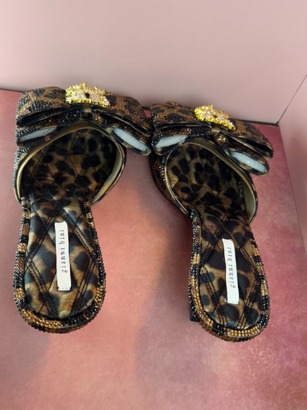 GIANNI BINI PEEKA TWO BLING SLIDE (10) - Picture 7 of 14